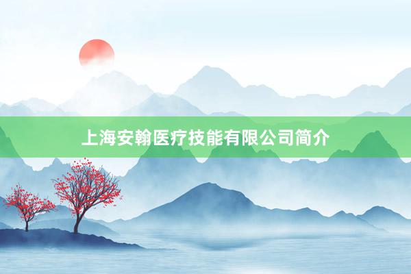 上海安翰医疗技能有限公司简介